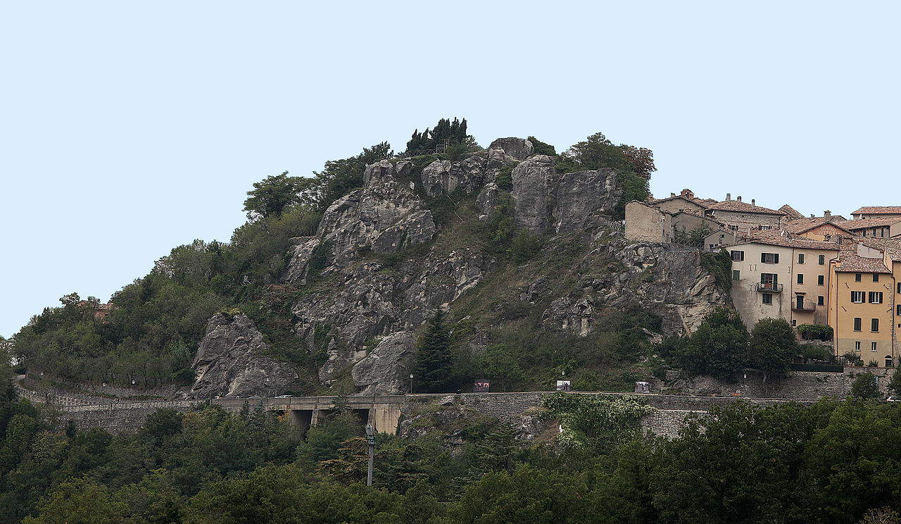 Ruines du château de la Penna, Pennabilli. Photo : Wikimedia/Luca Ruines du château de la Penna, Pennabilli. Photo : Wikimedia/Luca