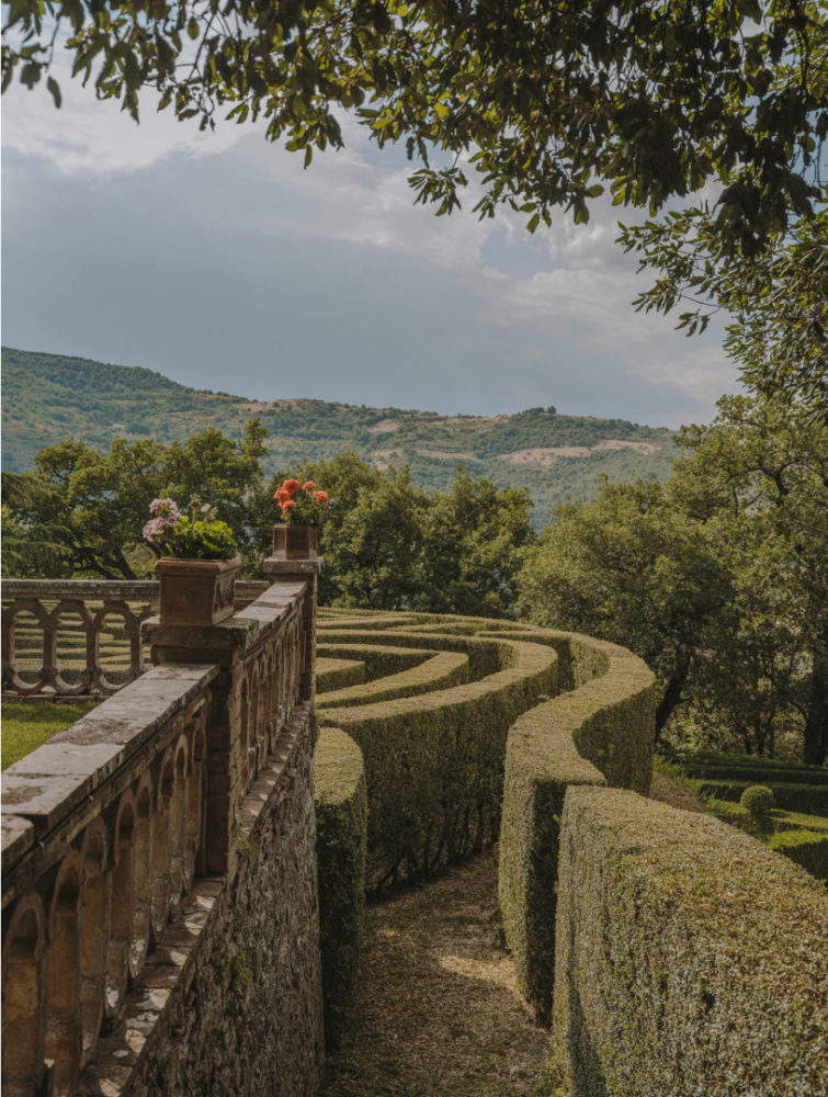 Il labirinto. Foto: Cantina Monte Vibiano Il labirinto. Foto: Cantina Monte Vibiano