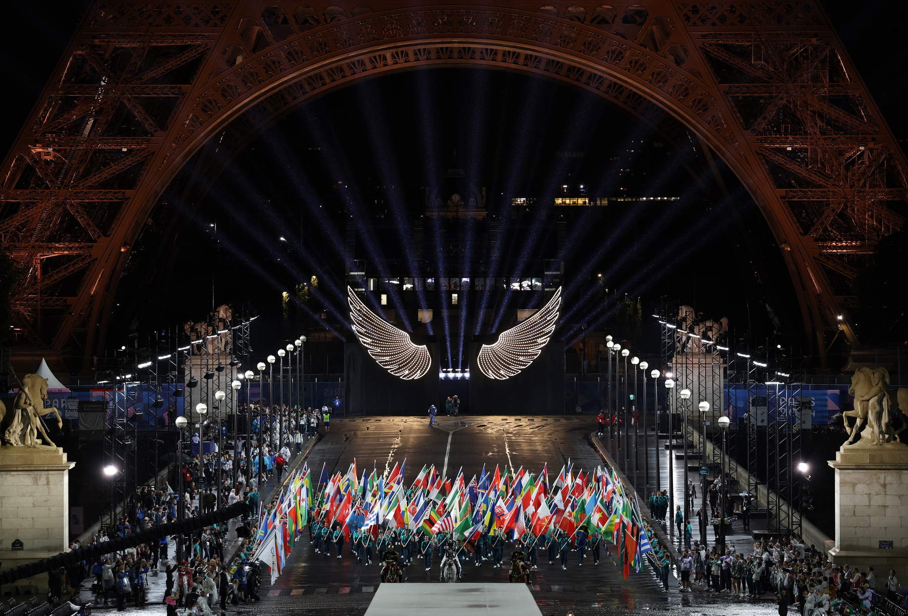 The Opening Ceremony of the Paris 2024 Olympics. Photo: Organizing Committee of the Paris 2024 Games.