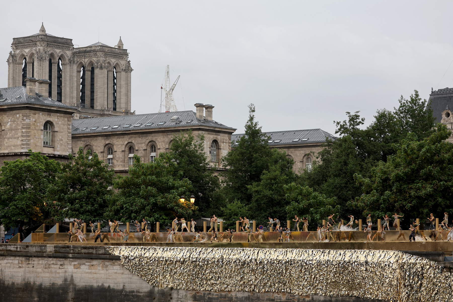 The Opening Ceremony of the Paris 2024 Olympics. Photo: Organizing Committee of the Paris 2024 Games.
