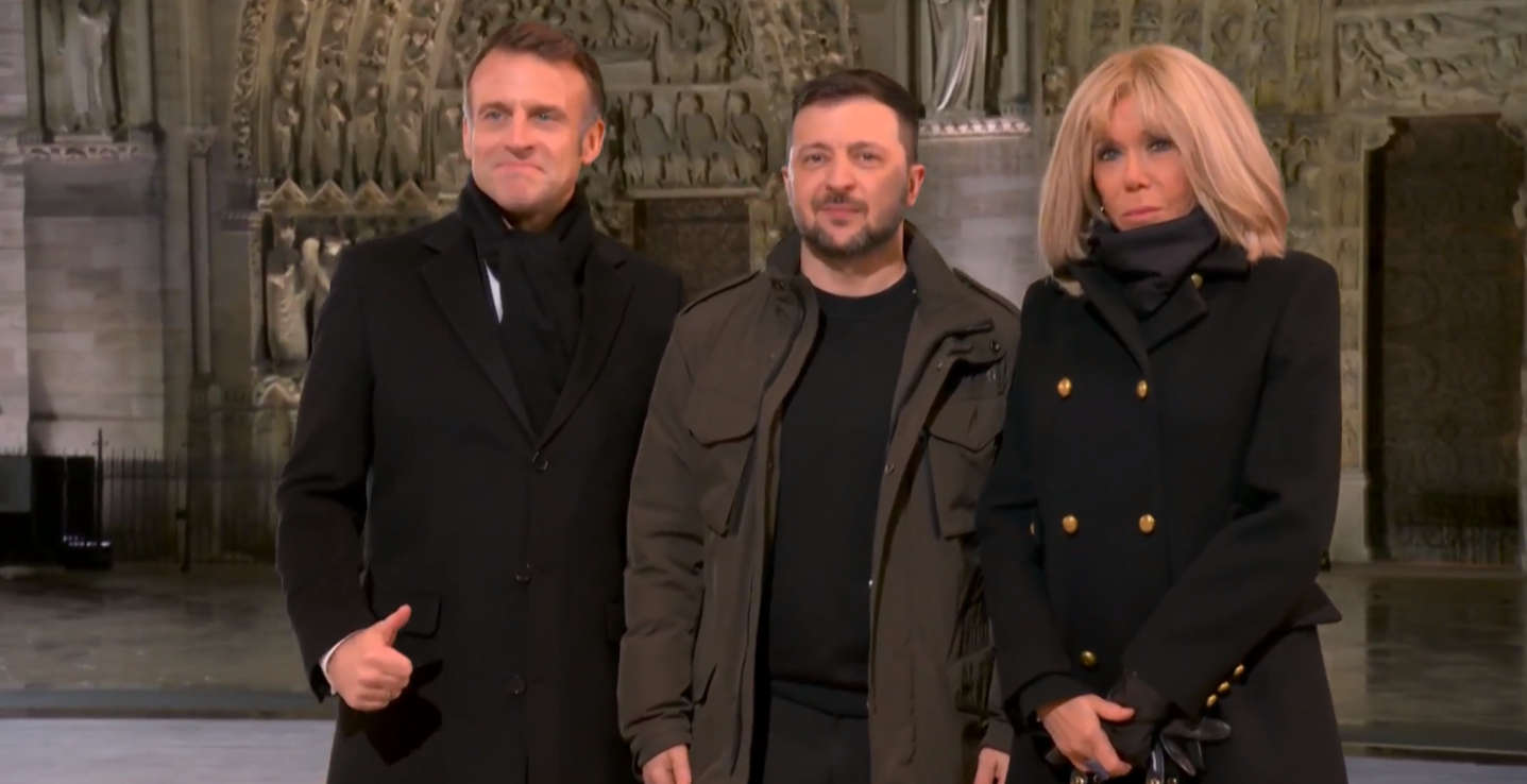 Cerimonia di riapertura di Notre Dame