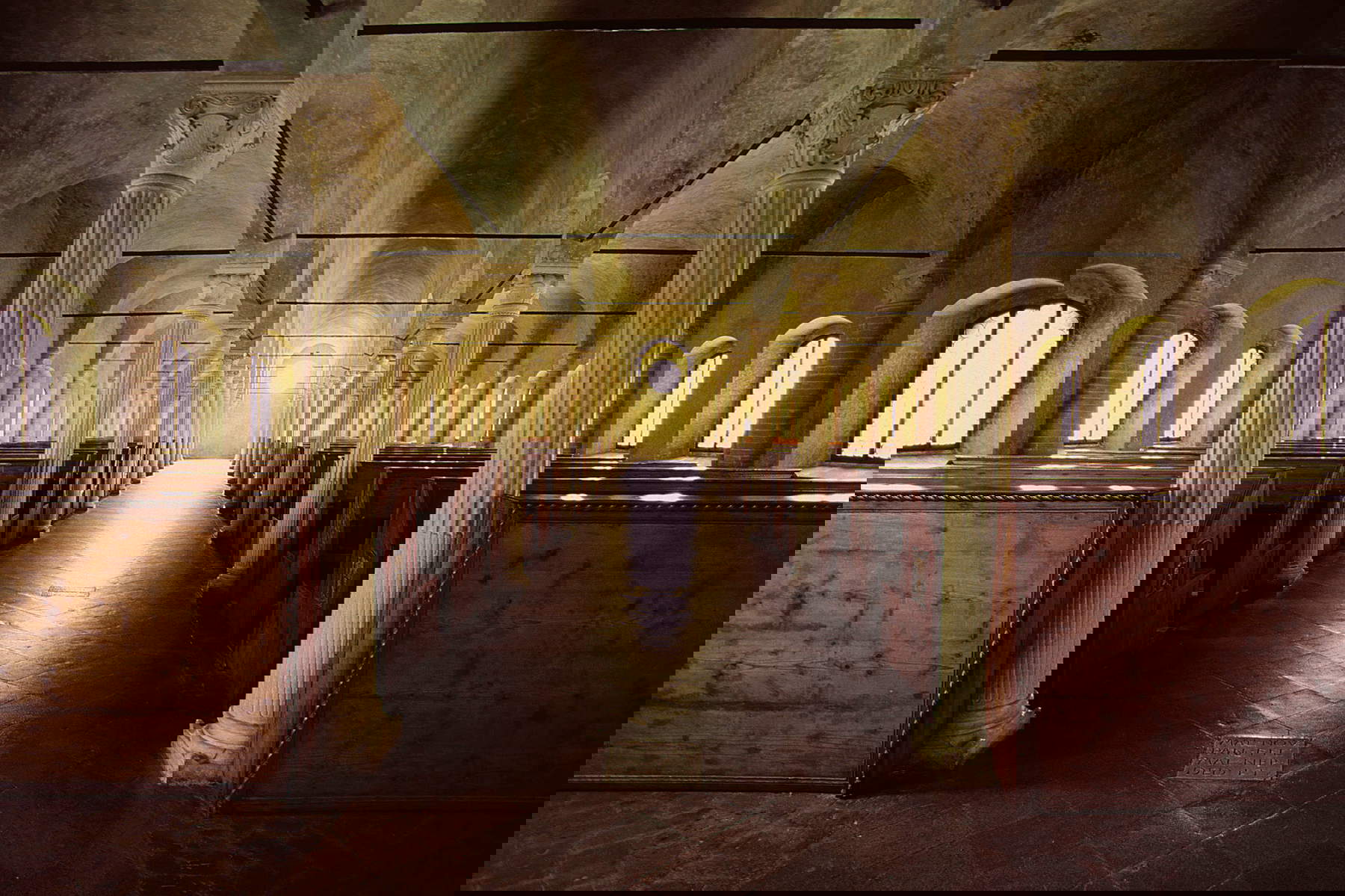 Cesena, Malatestian Library. Photo: IAT Cesena Archives Cesena, Malatestian Library. Photo: IAT Cesena Archives