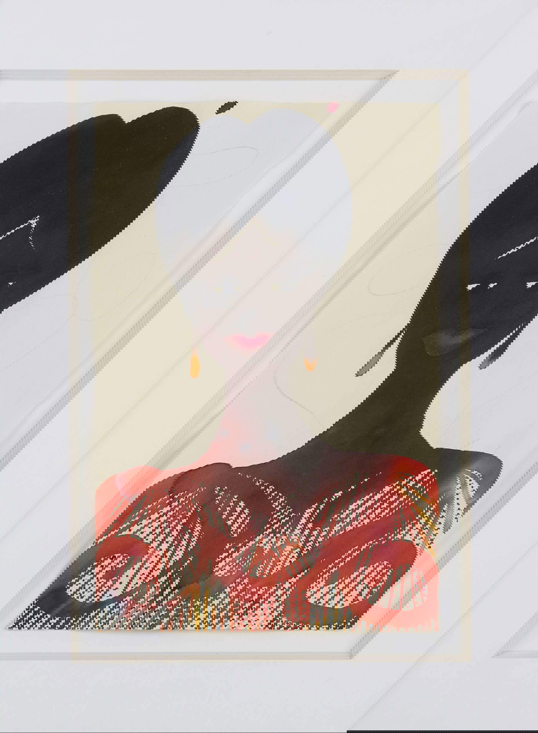 Chris Ofili, Senza titolo (1999; acquerello su carta, 24 x 15 cm; Venezia, Galleria d'Internazionale d'Arte di Ca' Pesaro, inv. 4937) Chris Ofili, Senza titolo (1999; acquerello su carta, 24 x 15 cm; Venezia, Galleria d'Internazionale d'Arte di Ca' Pesaro, inv. 4937)