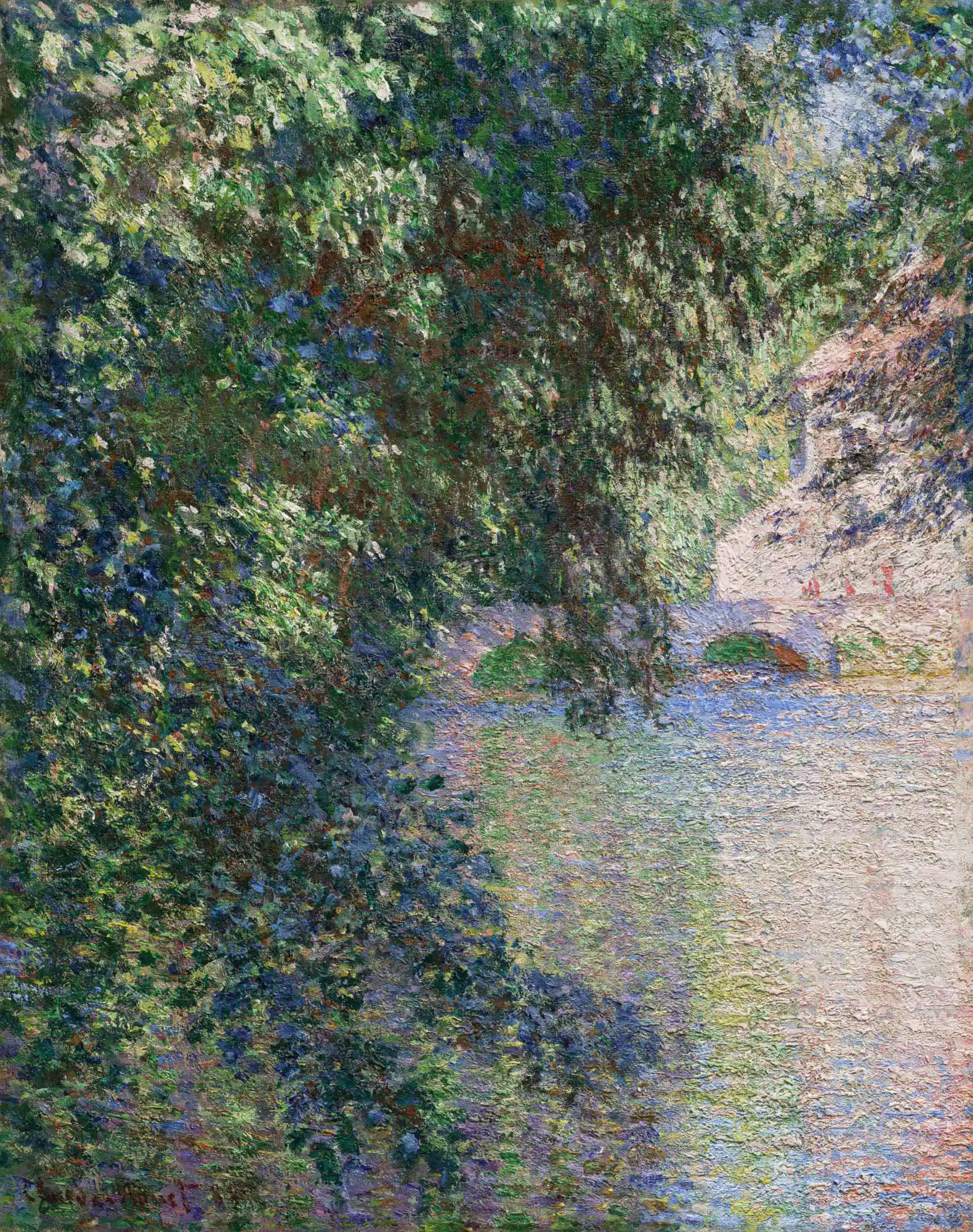 Claude Monet, Molino de Limetz (1888; óleo sobre lienzo, 93,3 x 73,7 cm; Kansas City, Nelson-Atkins Museum of Art)
