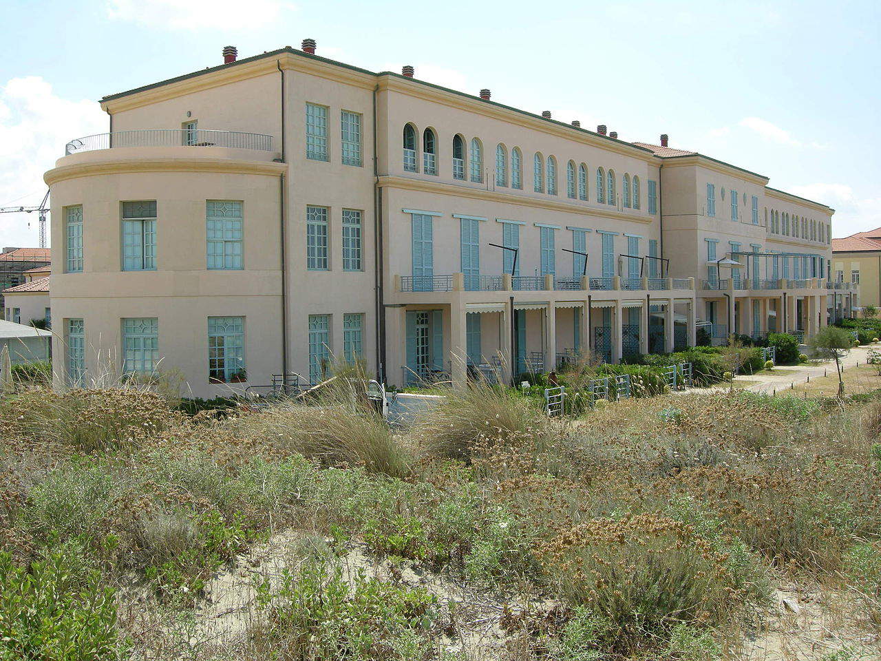 La colonia Principi di Piemonte oggi dopo il recupero. Foto: Francesco Bini La colonia Principi di Piemonte oggi dopo il recupero. Foto: Francesco Bini