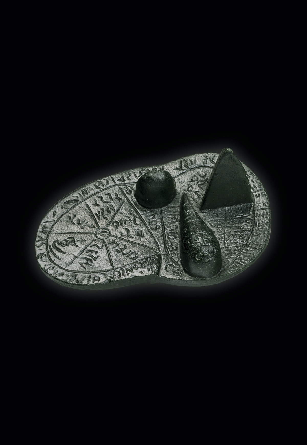 Copia in resina del "Fegato di Piacenza" (resina dipinta) © Courtesy Museo Nazionale Etrusco di Villa Giulia