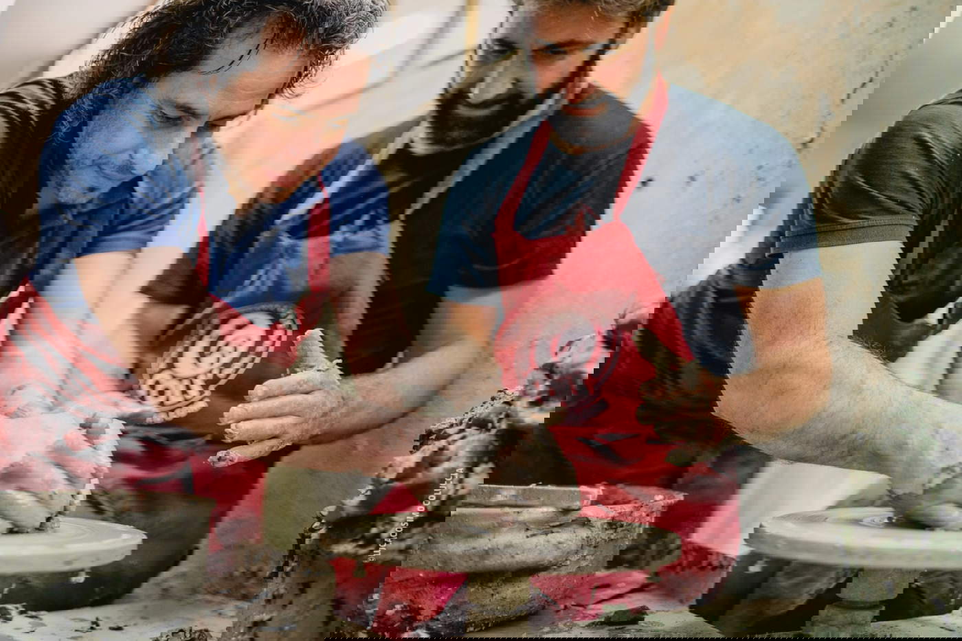 Creazioni al tornio a Cutrofiano (Puglia)