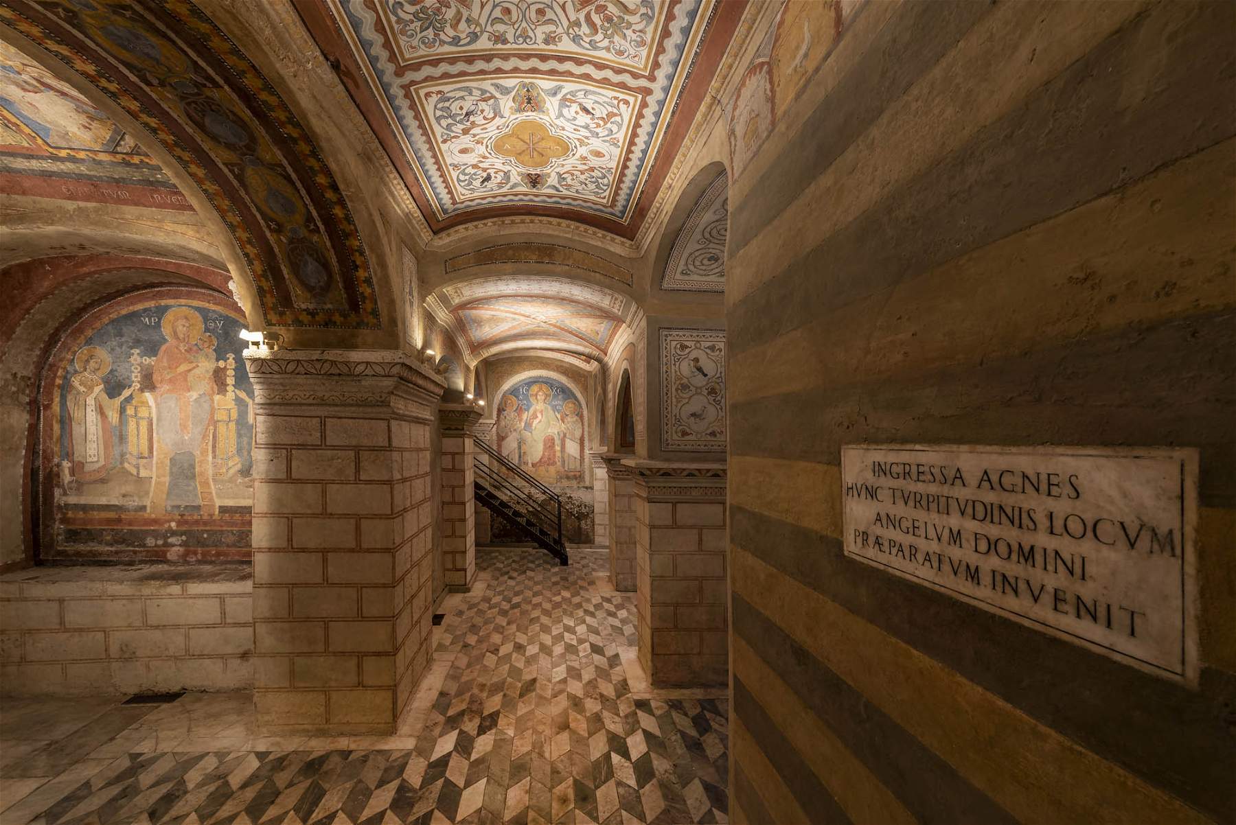 From restoration to new lighting. The rebirth of the Crypt of the Church of Sant'Agnese in Agone.