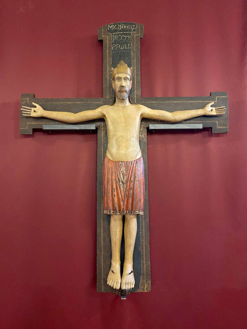 Il Crocifisso di Forlì dopo il restauro Il Crocifisso di Forlì dopo il restauro