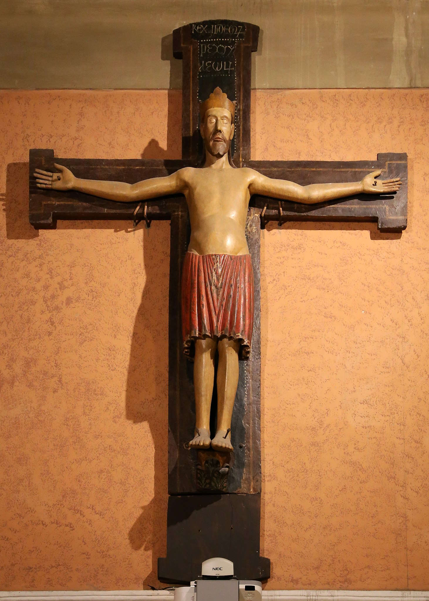 Il Crocifisso di Forlì prima del restauro Il Crocifisso di Forlì prima del restauro