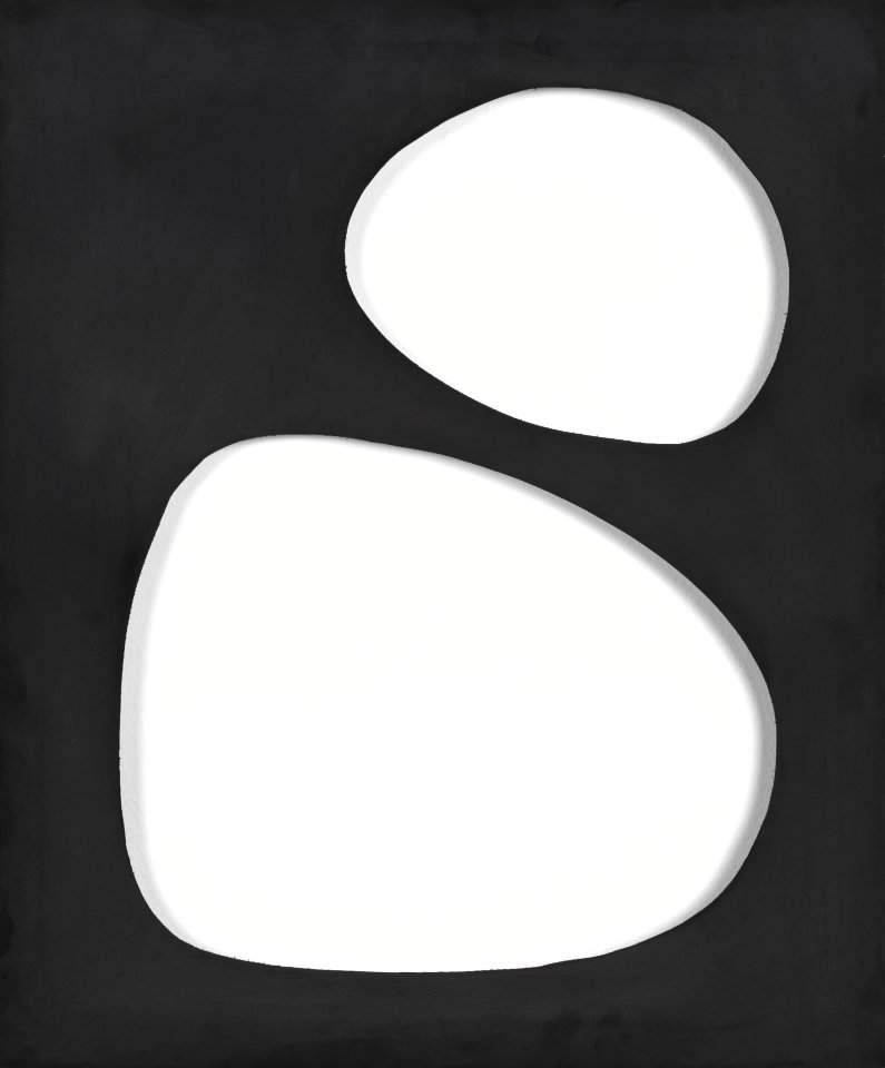 Dadamaino, Volume (water paint on canvas, 60 x 50 cm; Private collection) Dadamaino, Volume (water paint on canvas, 60 x 50 cm; Private collection)