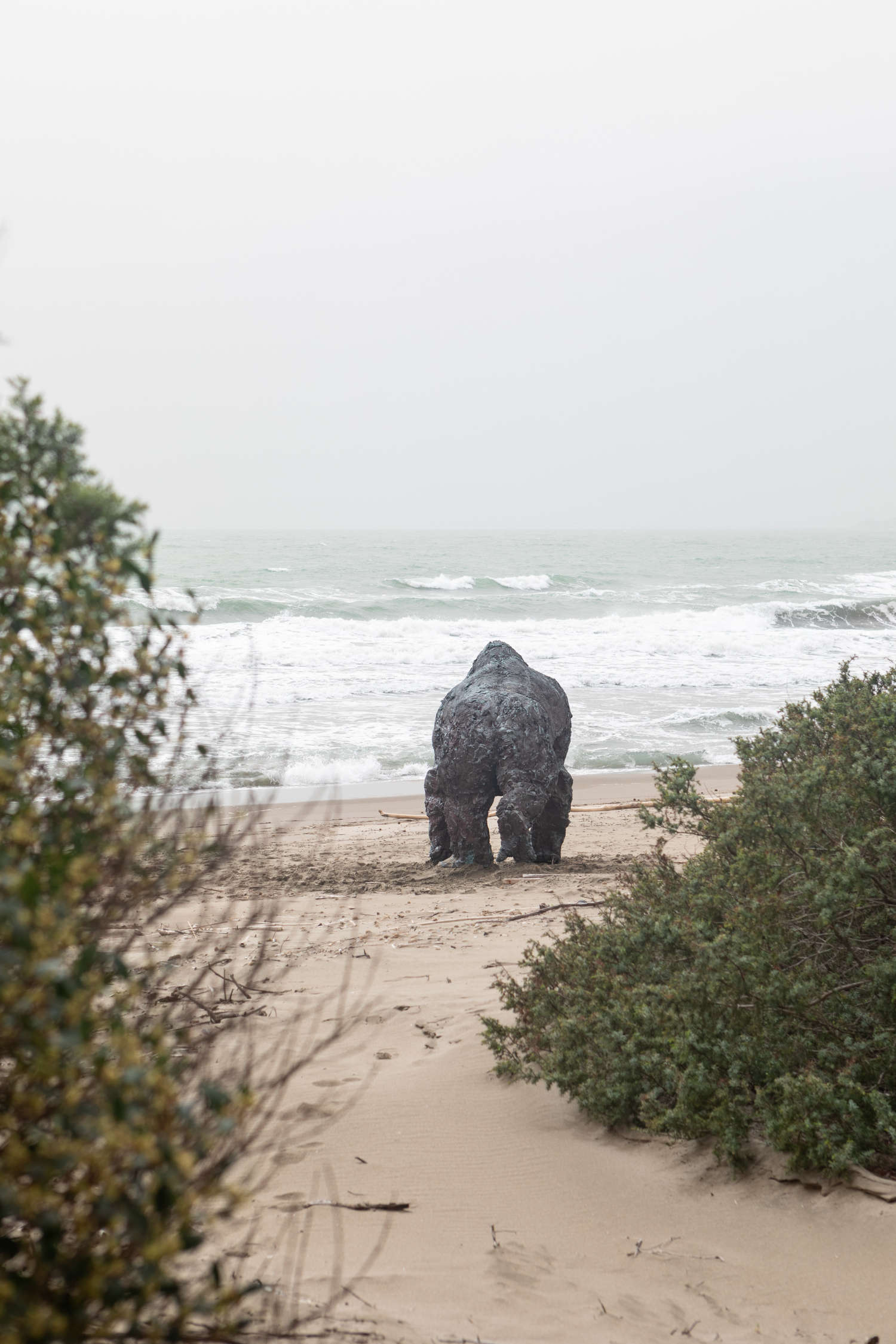 Davide Rivalta, Gorilla (2024). Photo: Daniele Molajoli