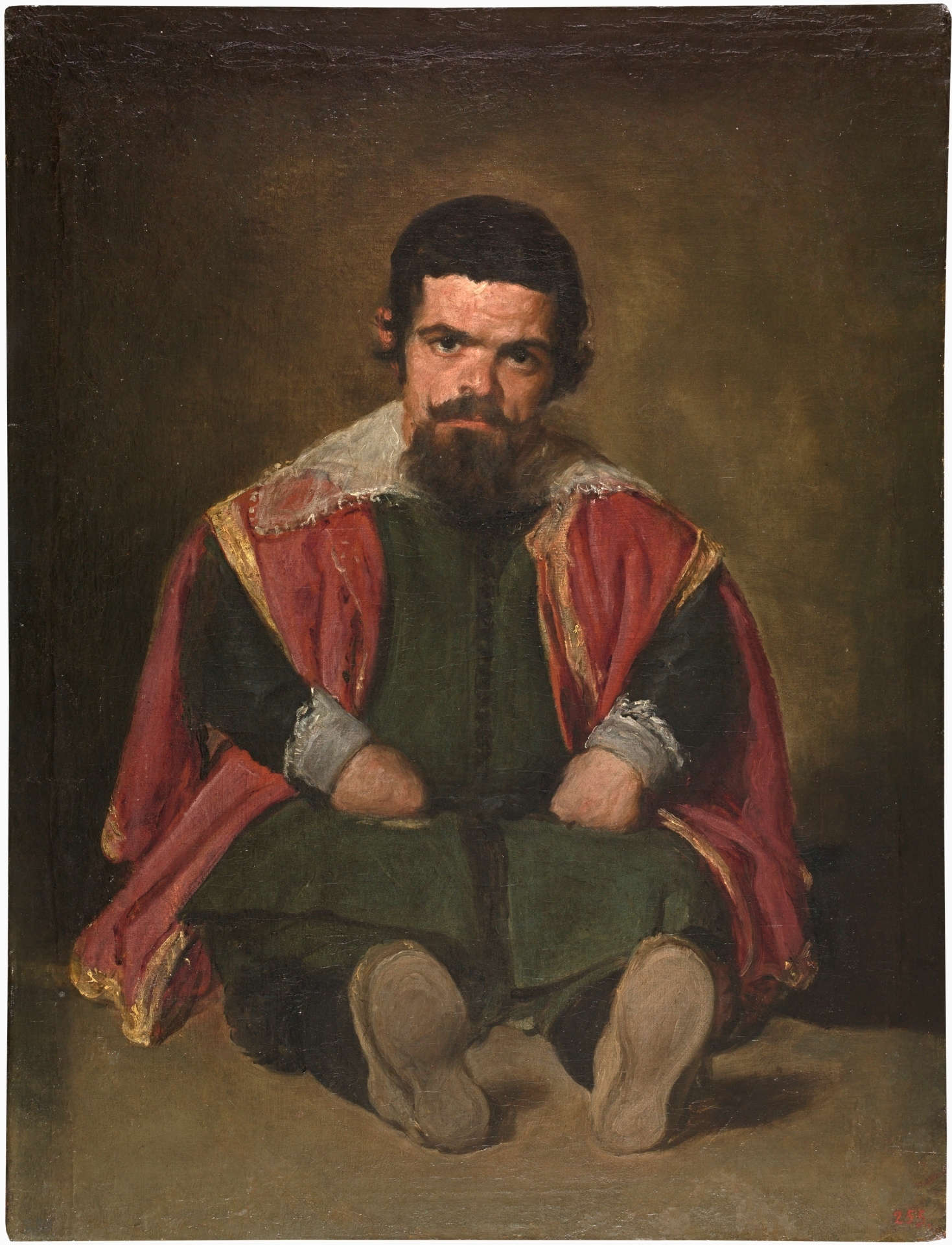 Diego Velázquez, El bufón el Primo (1644; óleo sobre lienzo, 106,5 x 82,5 cm; Madrid, Prado) Diego Velázquez, El bufón el Primo (1644; óleo sobre lienzo, 106,5 x 82,5 cm; Madrid, Prado)