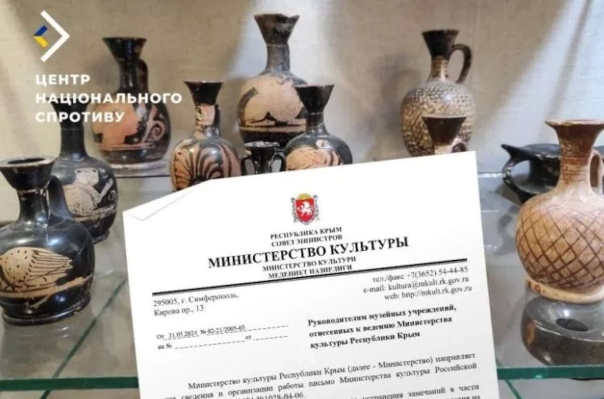 According to Ukraine, Russians are transferring Crimean treasures to Moscow