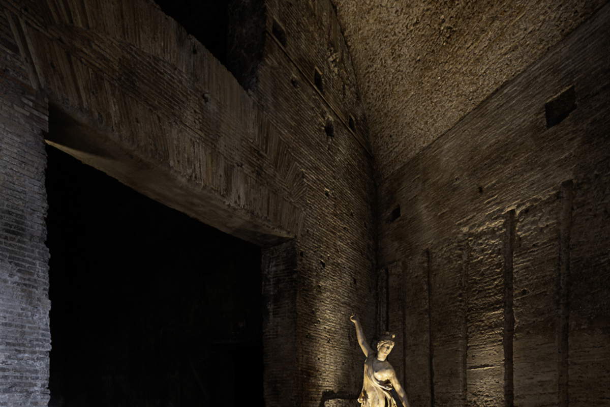 Nymph with panther from the Uffizi Galleries