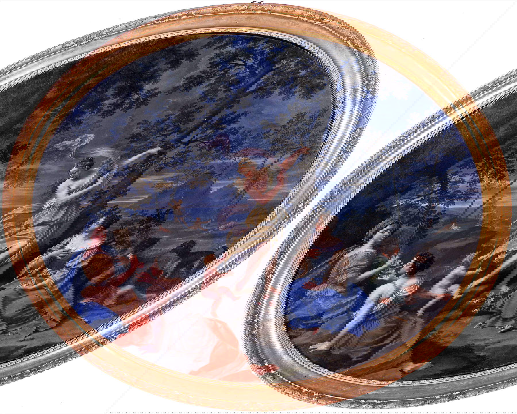 Donato Creti, Landschaft mit weiblichen Figuren (1720-30; Leinwand; Bologna, Pinacoteca Nazionale)