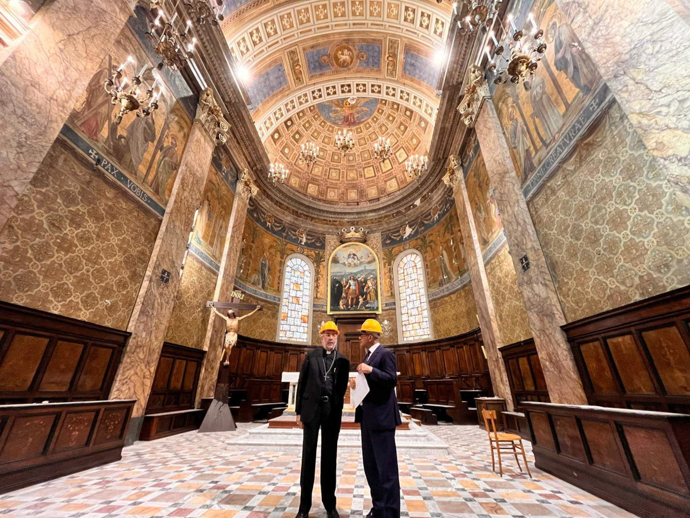 En Tolentino, se inaugura la obra de la catedral de Santa Catalina. Se repararán los daños del terremoto de 2016