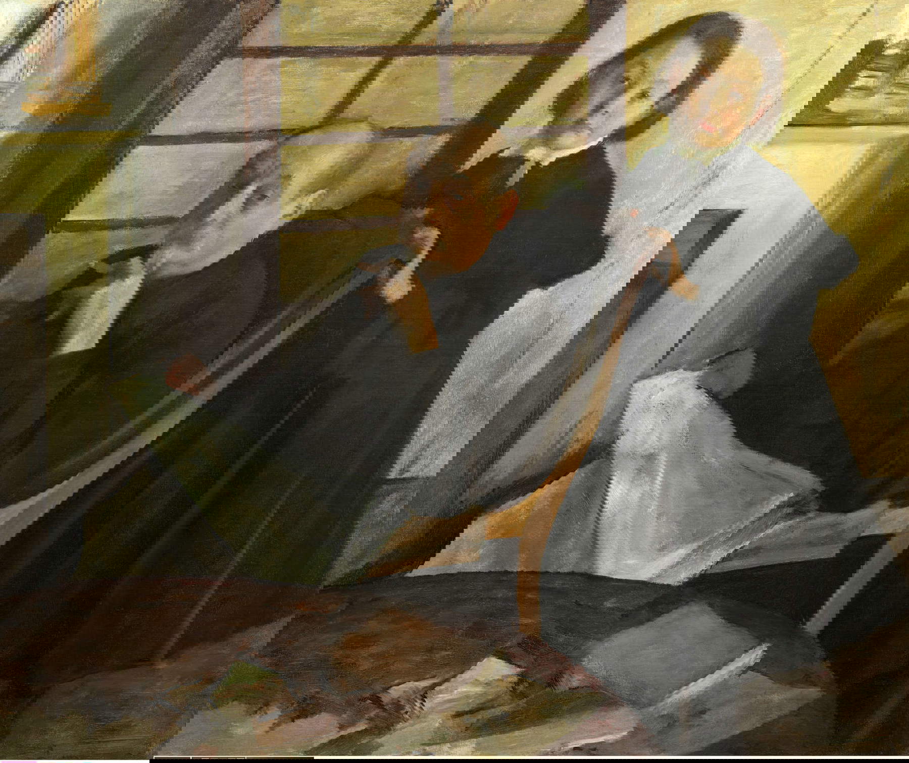 Edgar Degas, Henri et Lucie Degas (uncle and cousin of the artist) (1875 - 1876; oil on canvas; Chicago, The Art Institute of Chicago) &copy; Scala Group Archives, Antella &copy; 2024. DeAgostini Picture Library/Scala, Florence