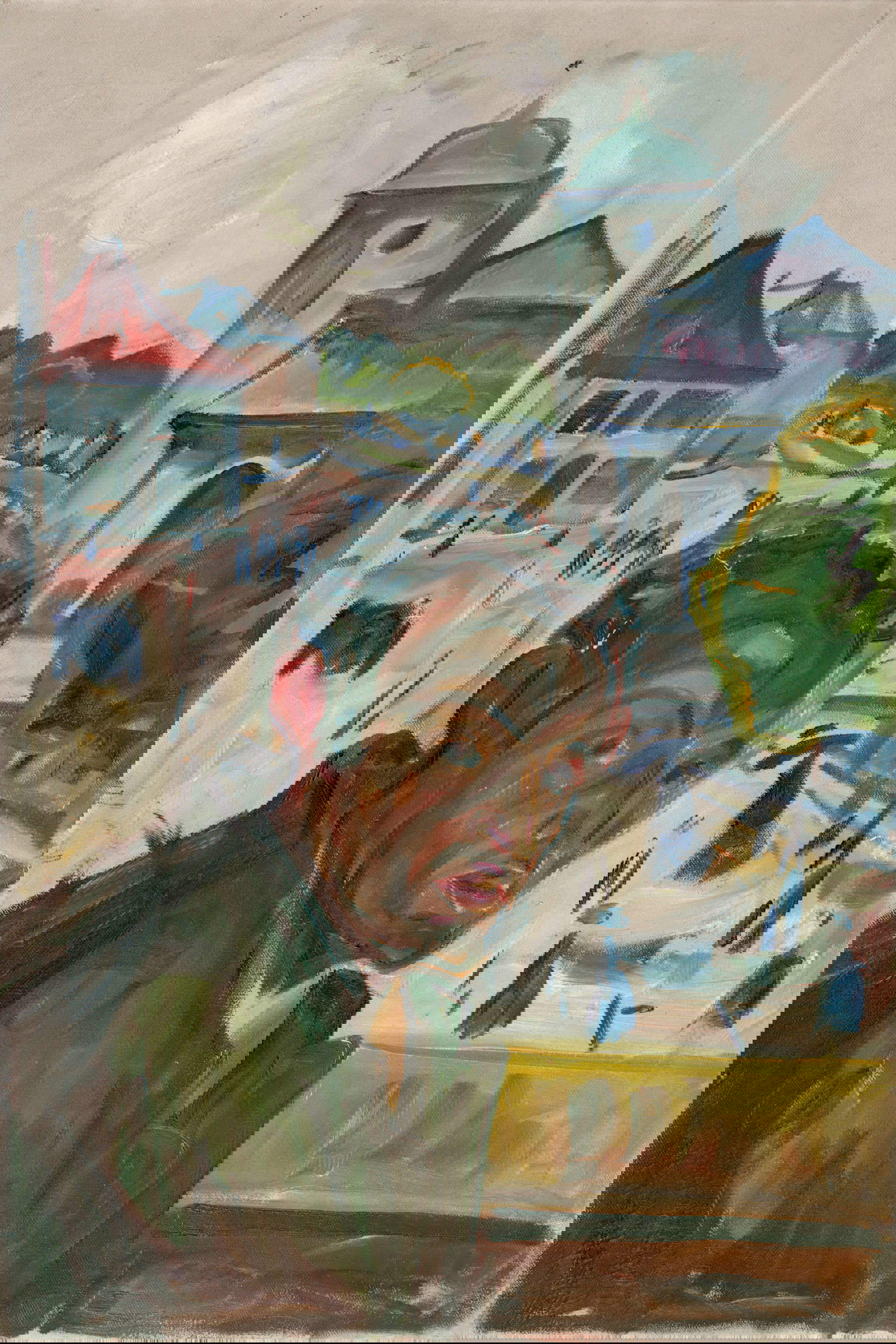 Edvard Munch, Autoritratto a Bergen (1916; olio su tela, 90 x 60,5 cm; Oslo, Munchmuseet) Foto © Munchmuseet Edvard Munch, Autoritratto a Bergen (1916; olio su tela, 90 x 60,5 cm; Oslo, Munchmuseet) Foto © Munchmuseet