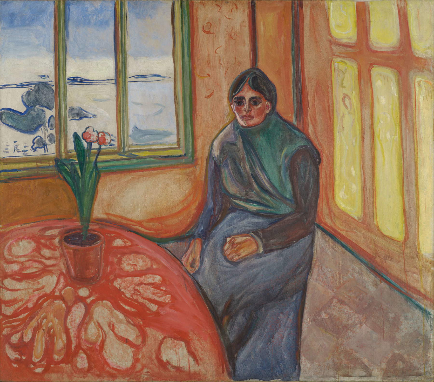 Edvard Munch, Malinconia (1900–1901; olio su tela, 110,5 x 126 cm; Oslo, Munchmuseet) Foto © Munchmuseet