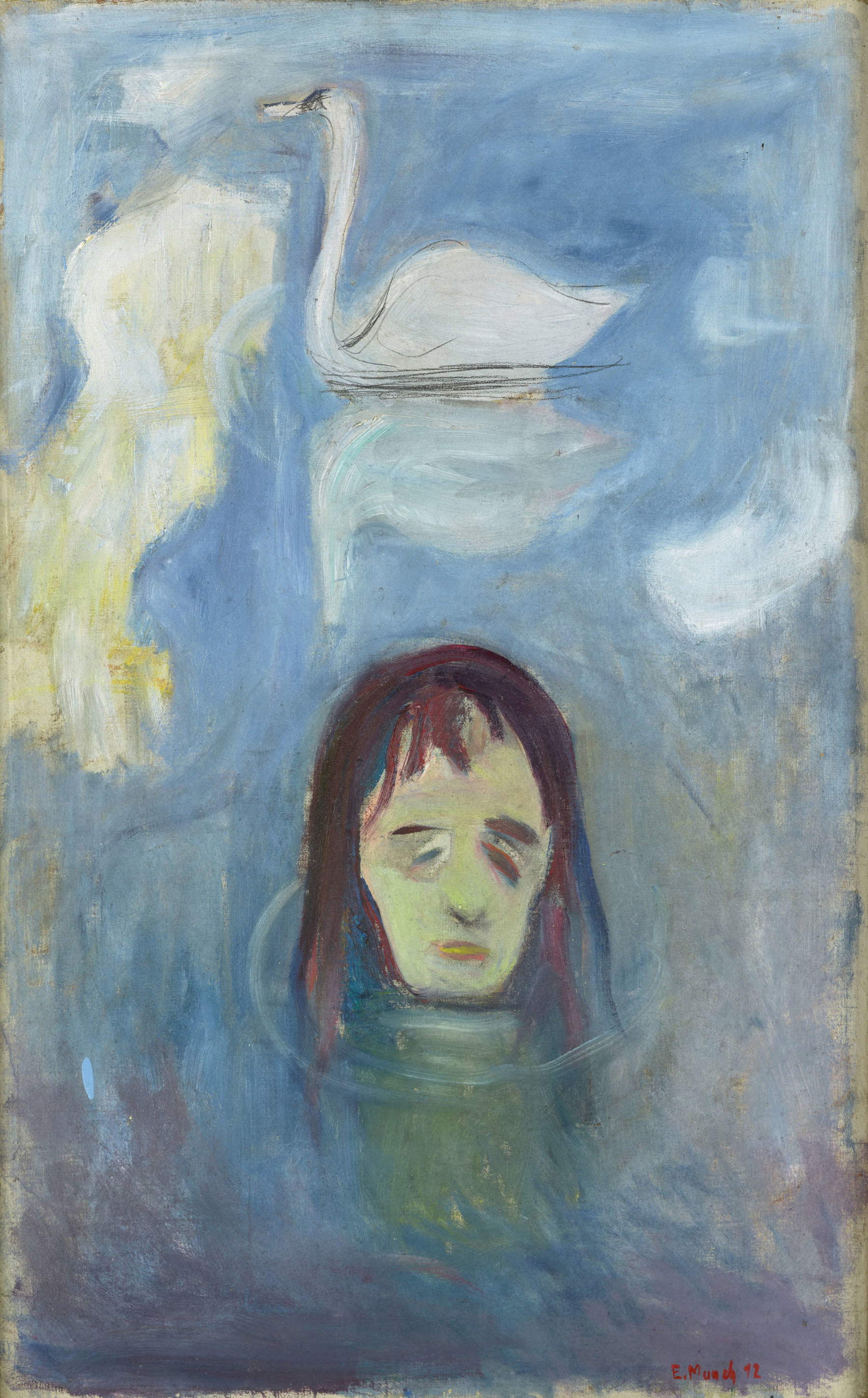 Edvard Munch, Visione (1892; olio su tela, 72,5 x 45,5 cm; Oslo, Munchmuseet) Foto © Munchmuseet