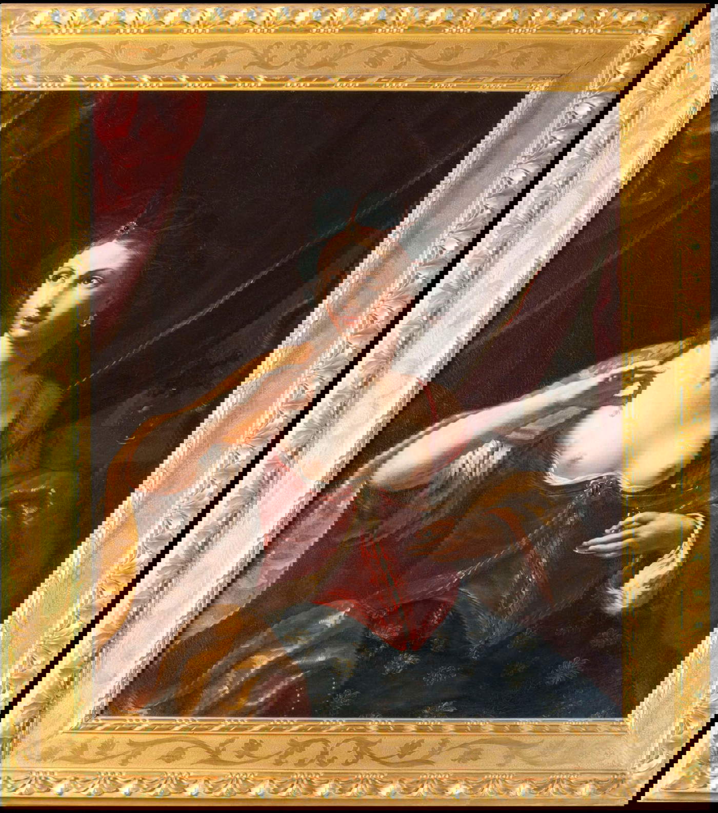 Elisabetta Sirani, Cléopâtre (1664 ; collection privée)