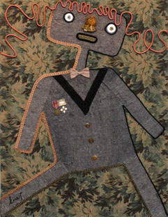 Enrico Baj, Mr. Cornelius Van Tromp (1963; Collezione privata)