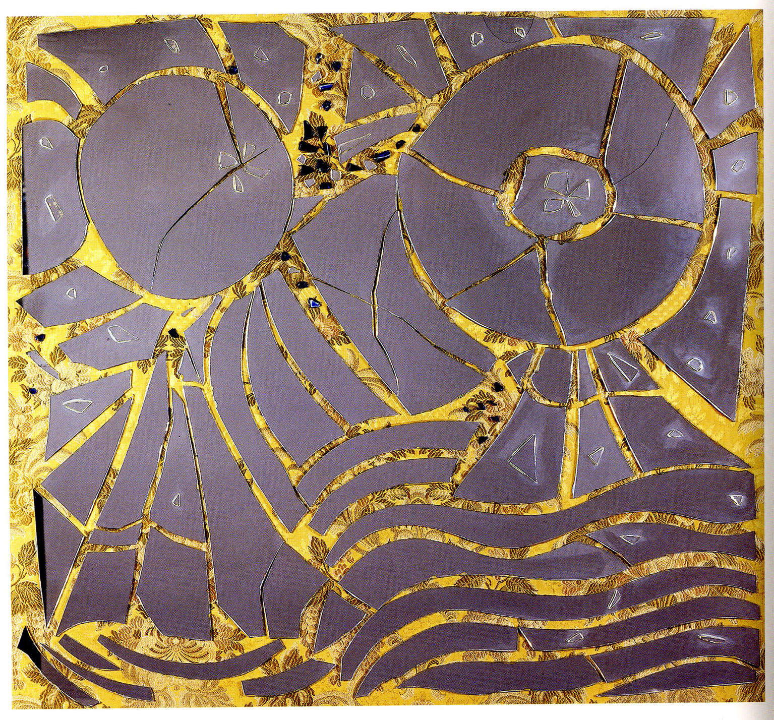 Enrico Baj, Espejo (1960; collage de espejos sobre tabla y tela, 90x110 cm; Vergiate, Archivio Enrico Baj) Enrico Baj, Espejo (1960; collage de espejos sobre tabla y tela, 90x110 cm; Vergiate, Archivio Enrico Baj)