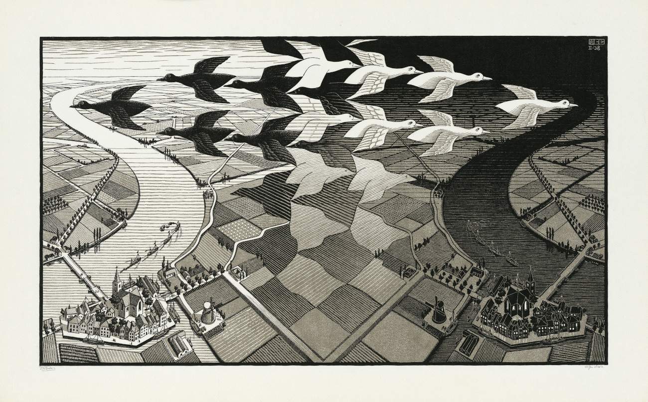 Una gran exposición dedicada a Escher y sus mundos imaginativos por primera vez en el Palazzo dei Diamanti