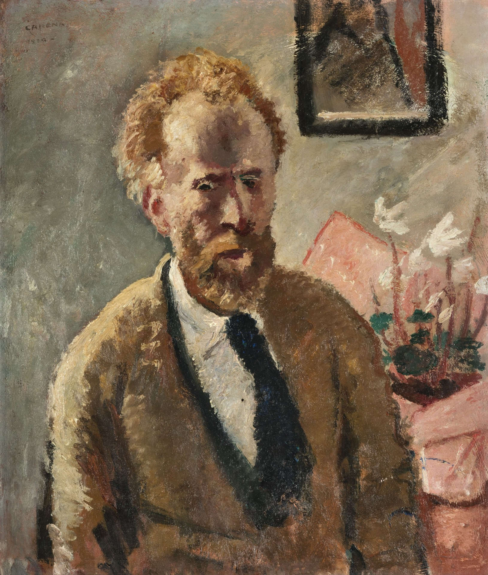 Felice Carena, Autoportrait du peintre Carena (vers 1904 ; pastel sur papier, diamètre 45 cm ; Turin, GAM - Galleria Civica d'Arte Moderna e Contemporanea, inv. P/558). Prêt de la Fondazione Torino Musei. Photo : Studio Fotografico Gonella 2024 Felice Carena, Autoportrait du peintre Carena (vers 1904 ; pastel sur papier, diamètre 45 cm ; Turin, GAM - Galleria Civica d'Arte Moderna e Contemporanea, inv. P/558). Prêt de la Fondazione Torino Musei. Photo : Studio Fotografico Gonella 2024