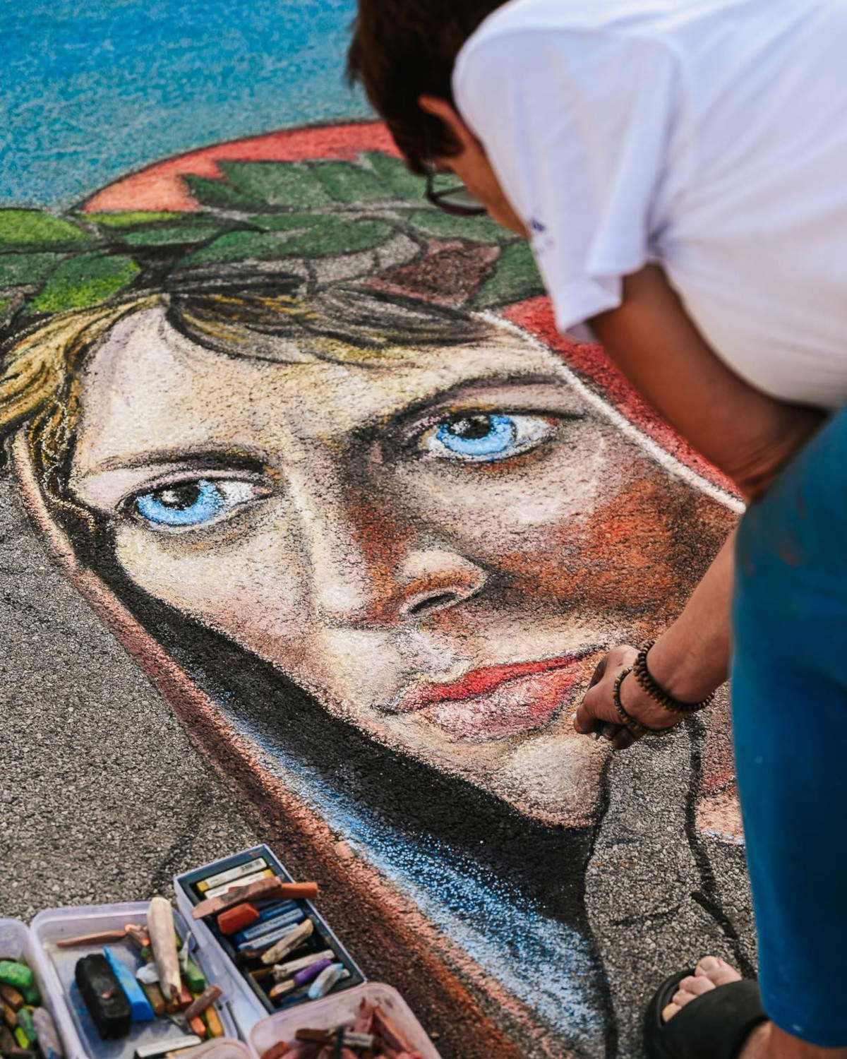 Madonnari au travail