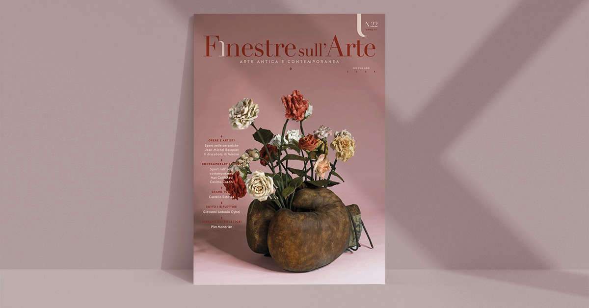 For the Olympics, an issue of Finestre Sull'Arte paper on sports in art