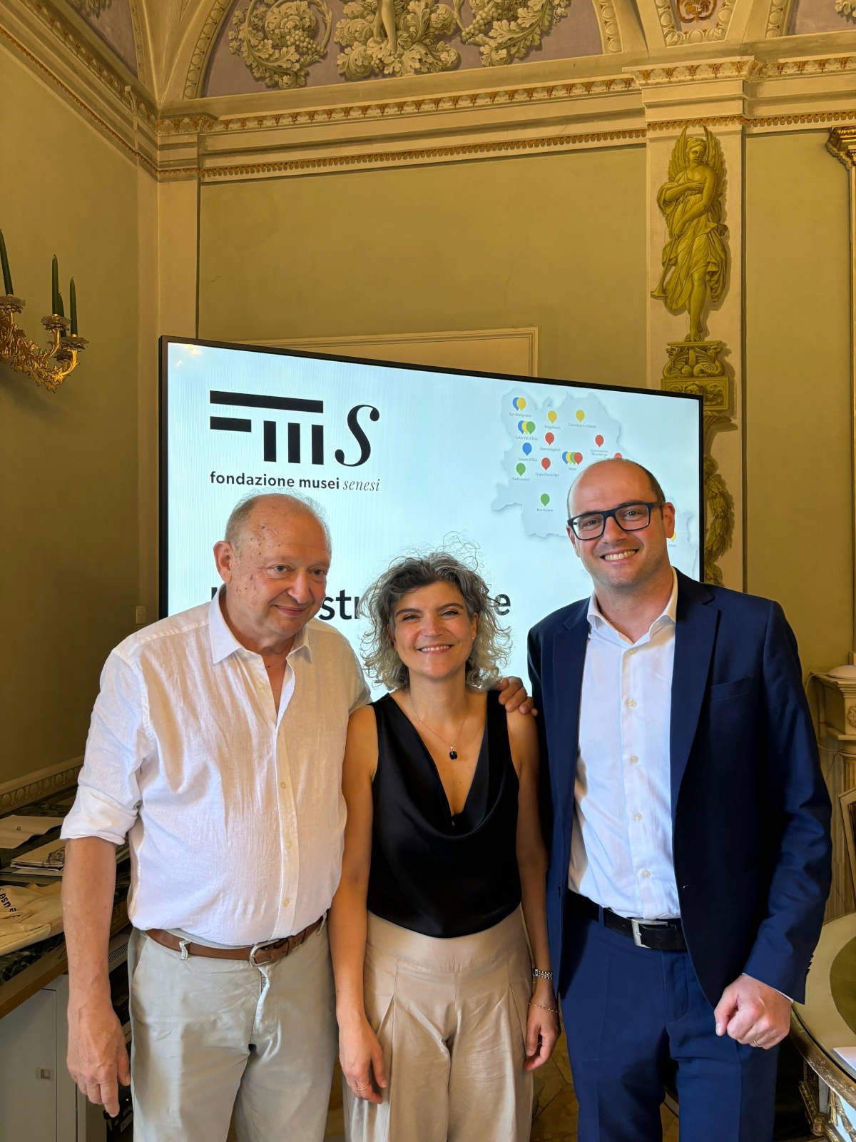 Fondazione Musei Senesi: president Alessandro Ricceri, coordinator Carolina Taddei, vice president Andrea Marrucci