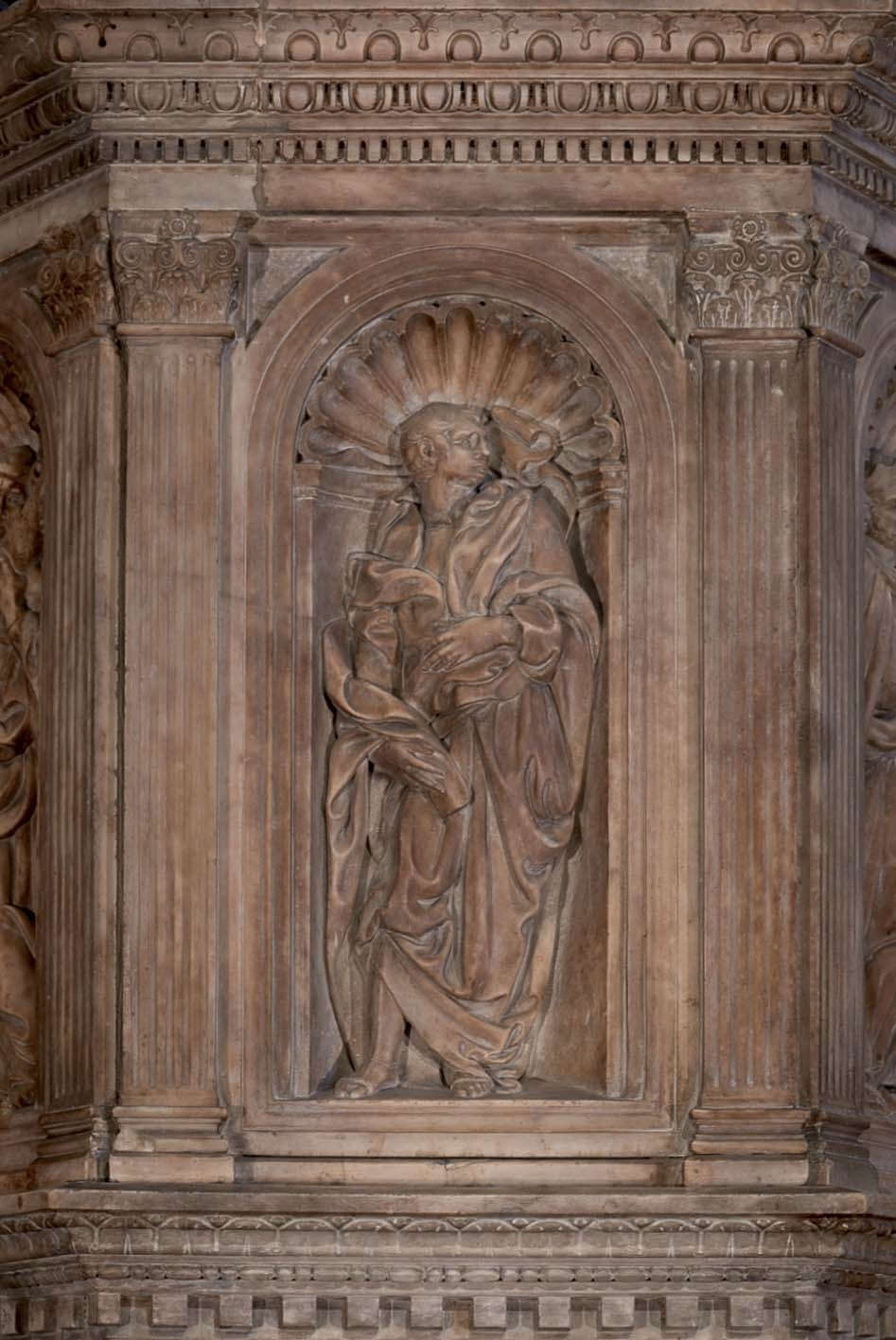 Jacopo della Quercia, Profeta, prima del restauro. Foto: Luca Betti