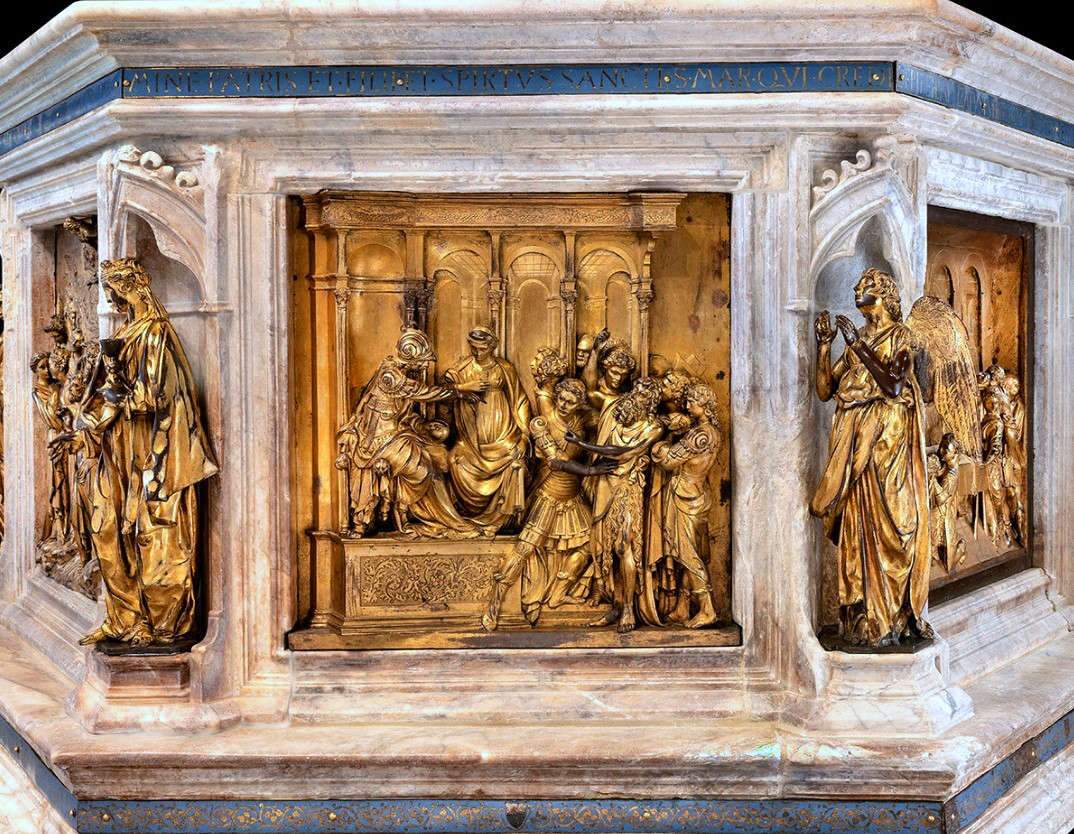 La Pila Bautismal del Baptisterio de Siena, obra de los grandes maestros del Renacimiento, ha sido restaurada