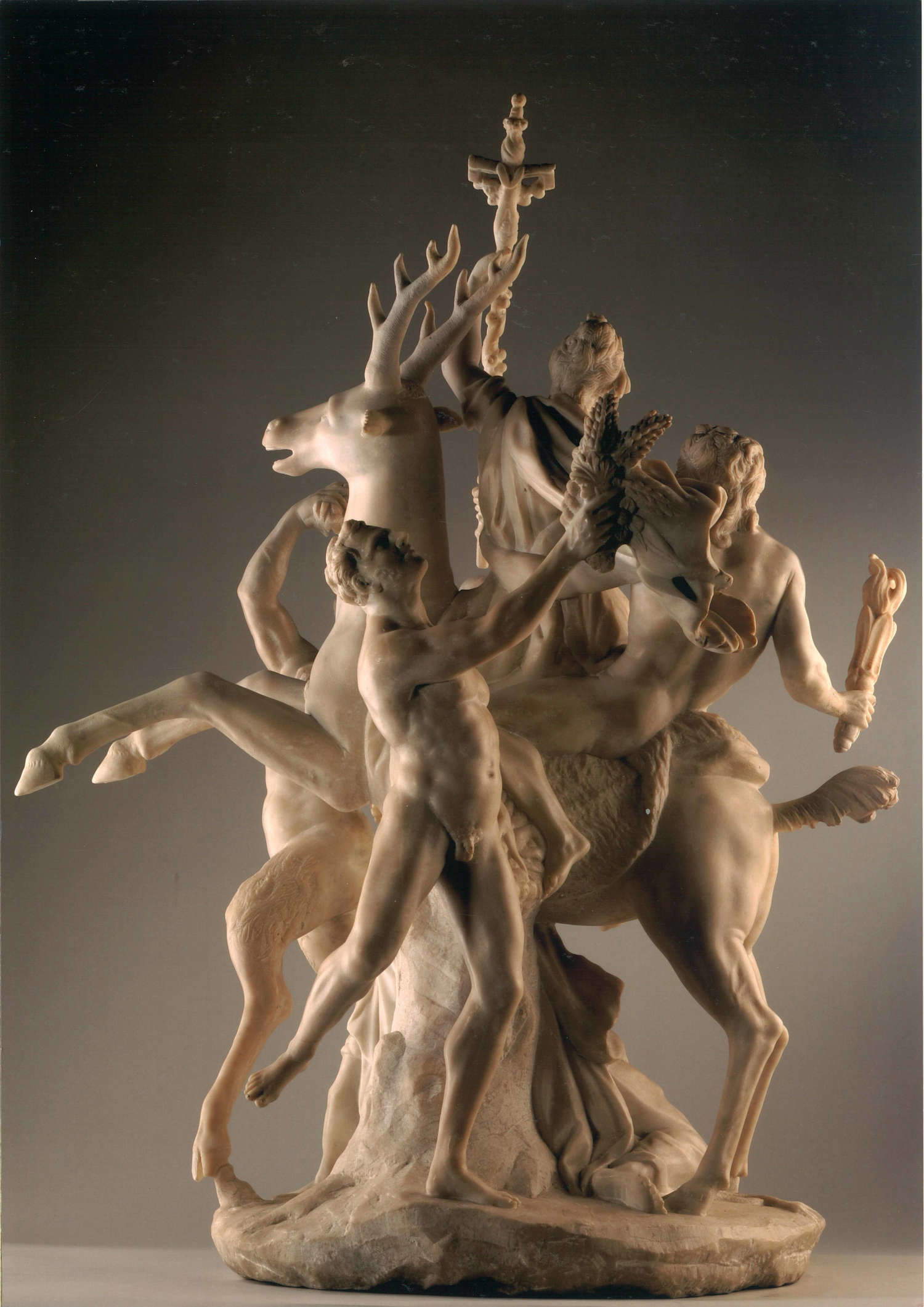 Francesco Bertos, Allegoria delle stagioni? (marmo, 77 × 56 × 40 cm; Collezione Gallo) Francesco Bertos, Allegoria delle stagioni? (marmo, 77 × 56 × 40 cm; Collezione Gallo)