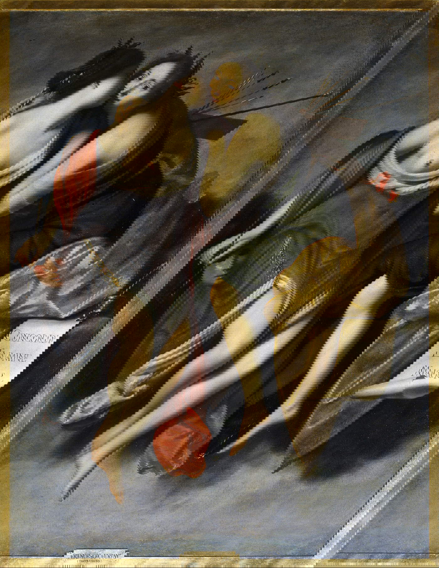 Francesco Furini, Malerei und Poesie (Öl auf Leinwand; Florenz, Galerie der Uffizien). Mit Konzession des Kulturministeriums