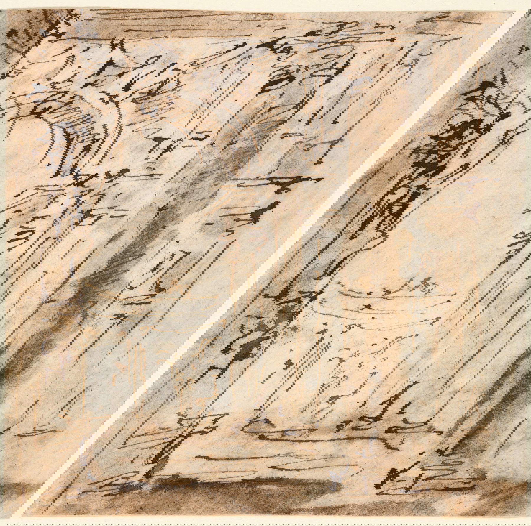 Francesco Guardi, Drawing of the Labyrinth of Villa Pisani (1773; watercolor pen and brown ink, 127 x 131 mm; Cleveland, Cleveland Museum of Art) Francesco Guardi, Drawing of the Labyrinth of Villa Pisani (1773; watercolor pen and brown ink, 127 x 131 mm; Cleveland, Cleveland Museum of Art)