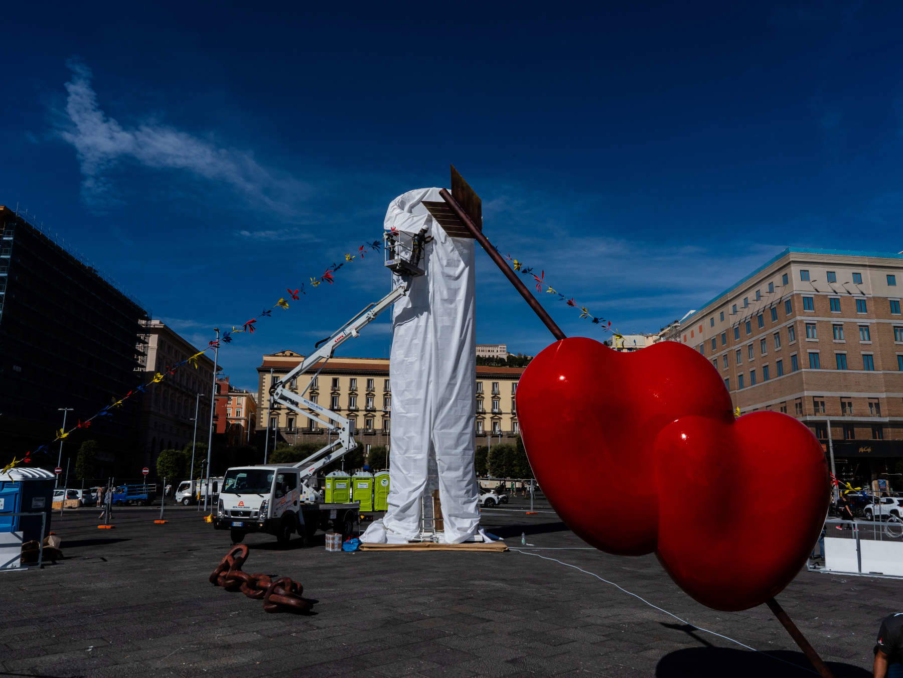 Gaetano Pesce in Naples, sons speak: 