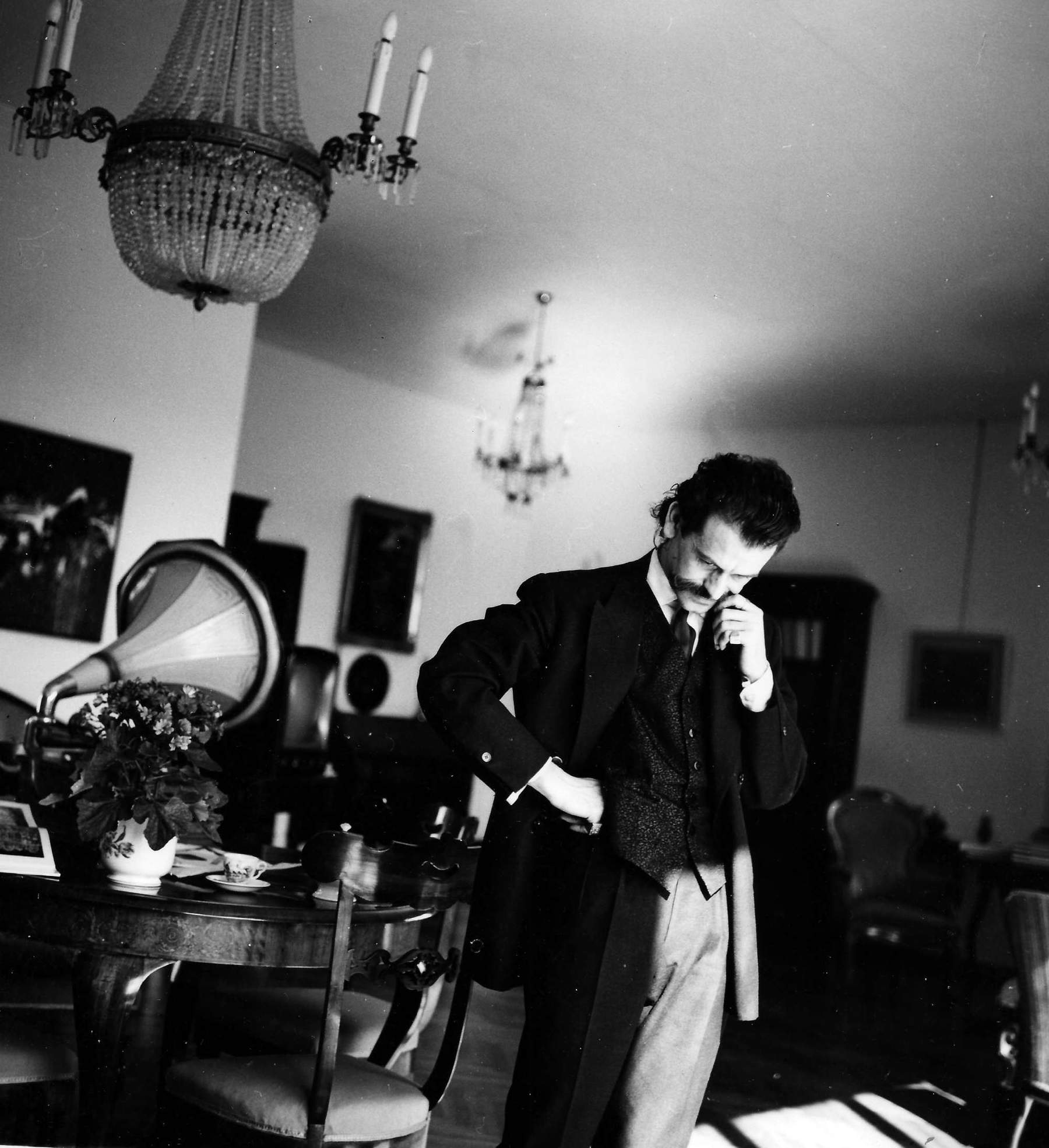 Georges Mathieu at Villa Ghigi-Pagnani, 1959 Georges Mathieu at Villa Ghigi-Pagnani, 1959