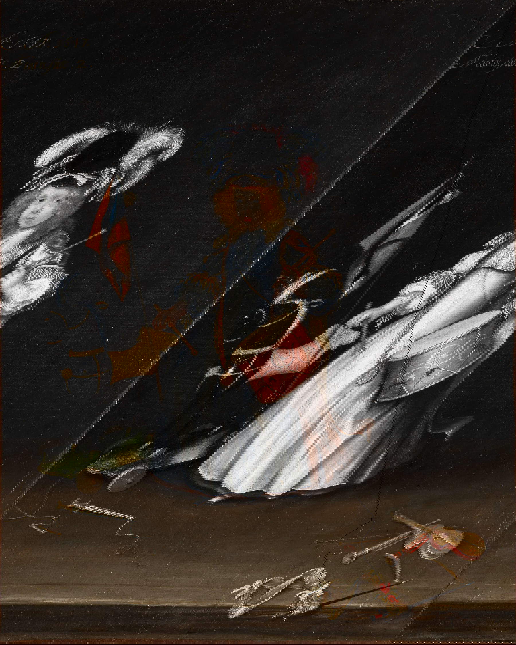 Gesina ter Borch, Portrait of her brother Moses ter Borch at the age of two (1667; oil on canvas).