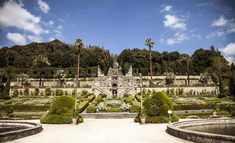 El jardín de Villa Garzoni. Foto: Parque Pinocho