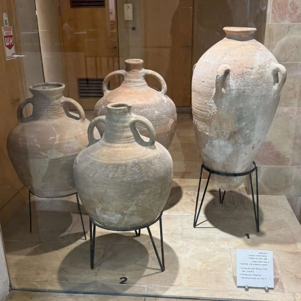 Jars at the Hecht Museum. Photo: Shay Levy / Hecht Museum Jars at the Hecht Museum. Photo: Shay Levy / Hecht Museum