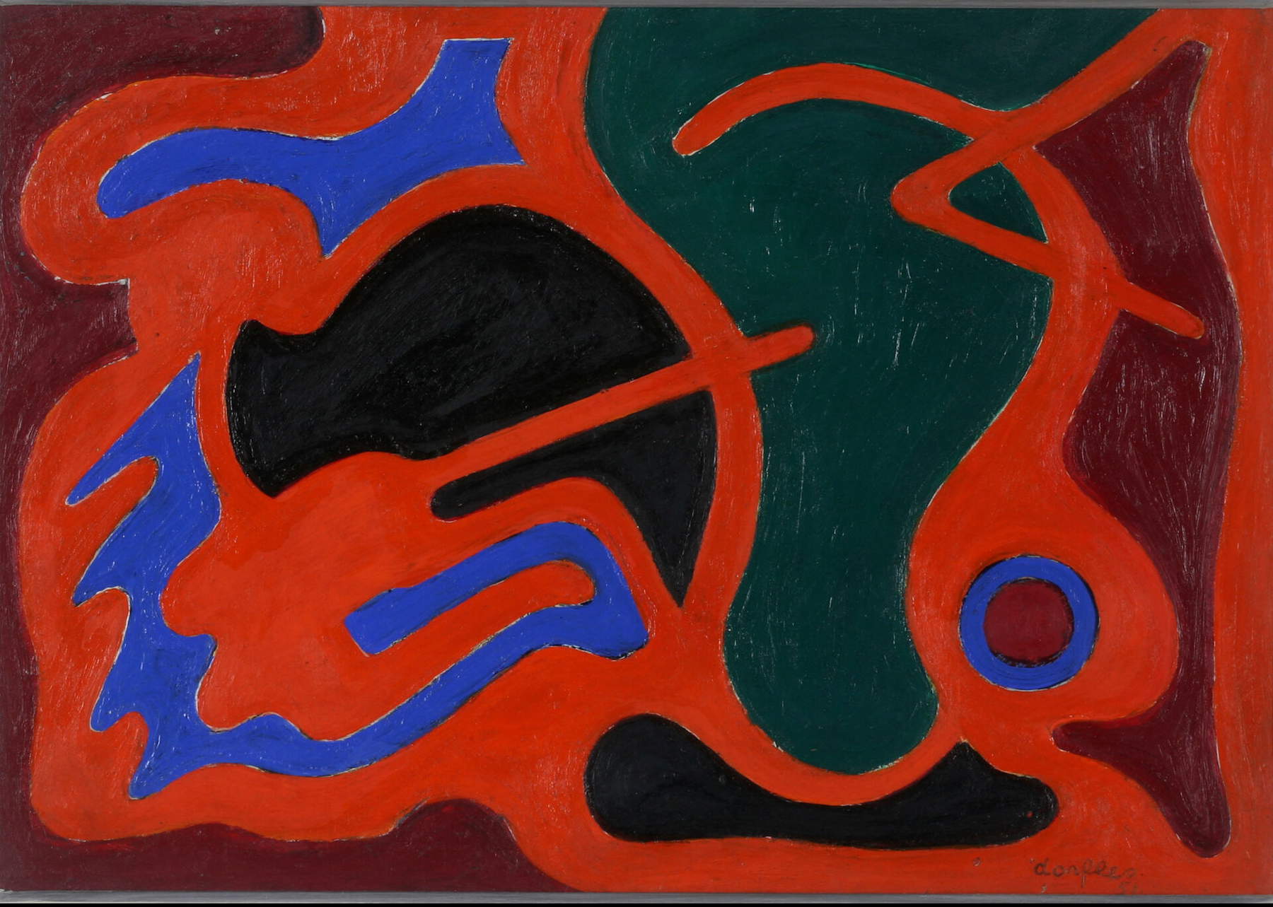 Gillo Dorfles, Immagini Ambigue, 1951, Collezione MA_GA Gillo Dorfles, Immagini Ambigue, 1951, Collezione MA_GA