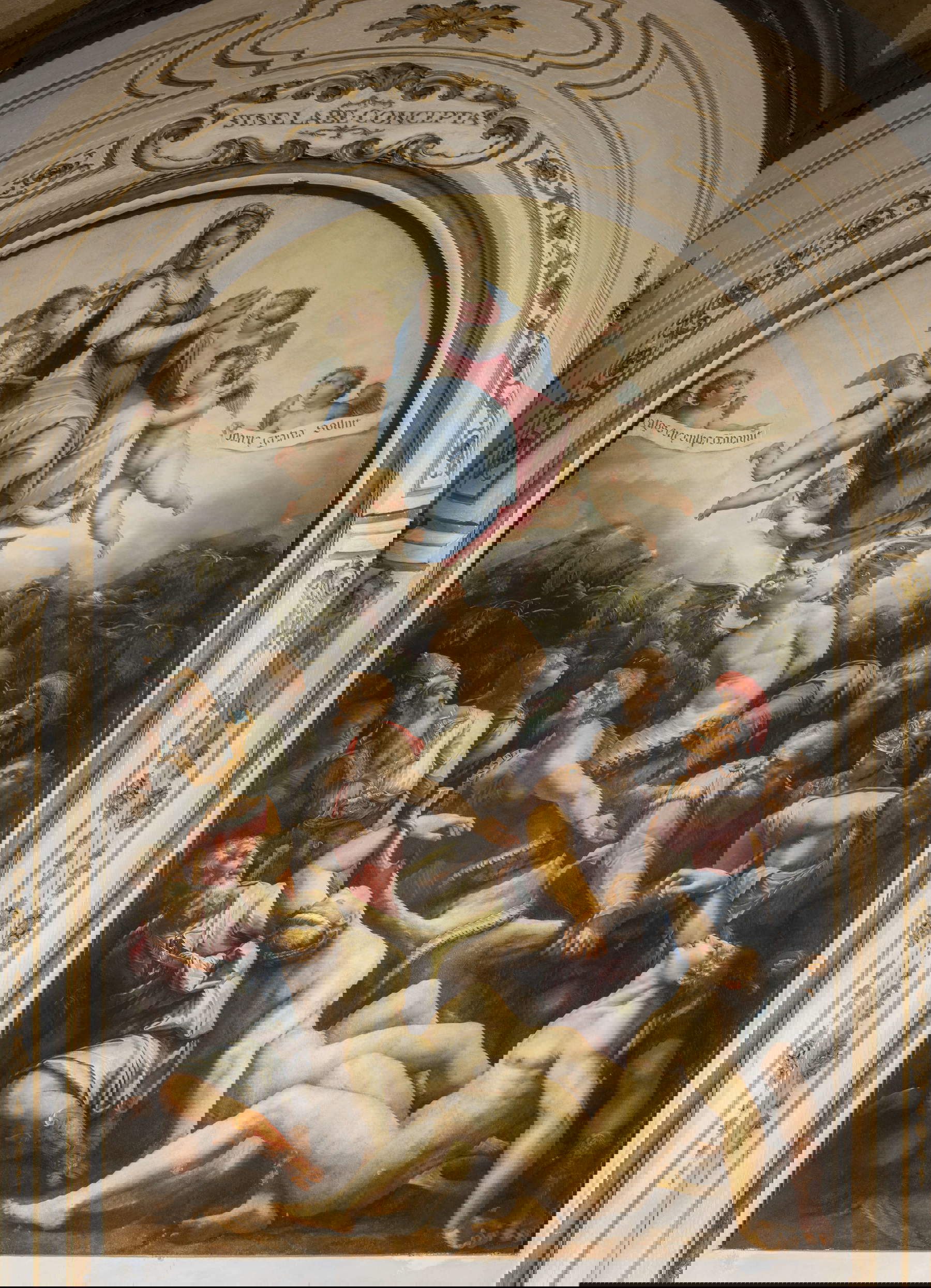 Giorgio Vasari, Alegoría de la Concepción (Florencia, Iglesia de los Santos Apóstoles) Giorgio Vasari, Alegoría de la Concepción (Florencia, Iglesia de los Santos Apóstoles)