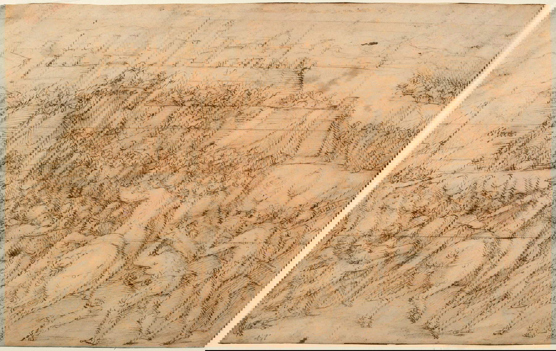 Giorgio Vasari, Presa di Porta Camollia (1570; Roma, Instituto Central de Gráfica, en depósito en la Accademia Nazionale dei Lincei) Giorgio Vasari, Presa di Porta Camollia (1570; Roma, Instituto Central de Gráfica, en depósito en la Accademia Nazionale dei Lincei)