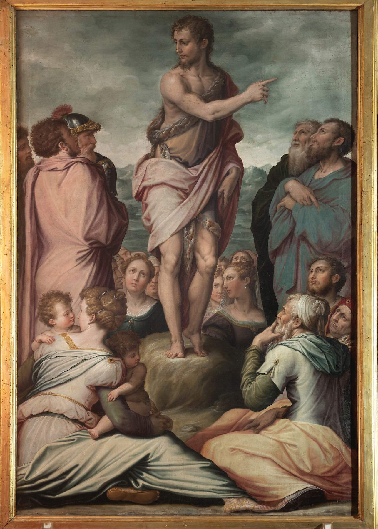 Giorgio Vasari, La predicación del Bautista (1549; Arezzo, Museo Diocesano) Giorgio Vasari, La predicación del Bautista (1549; Arezzo, Museo Diocesano)