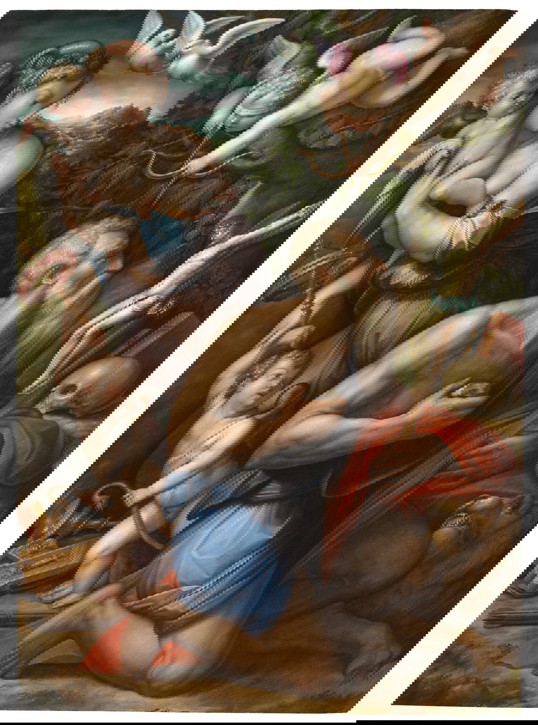 Giorgio Vasari, Las tentaciones de San Jerónimo (Florencia, Galería de los Uffizi) Giorgio Vasari, Las tentaciones de San Jerónimo (Florencia, Galería de los Uffizi)