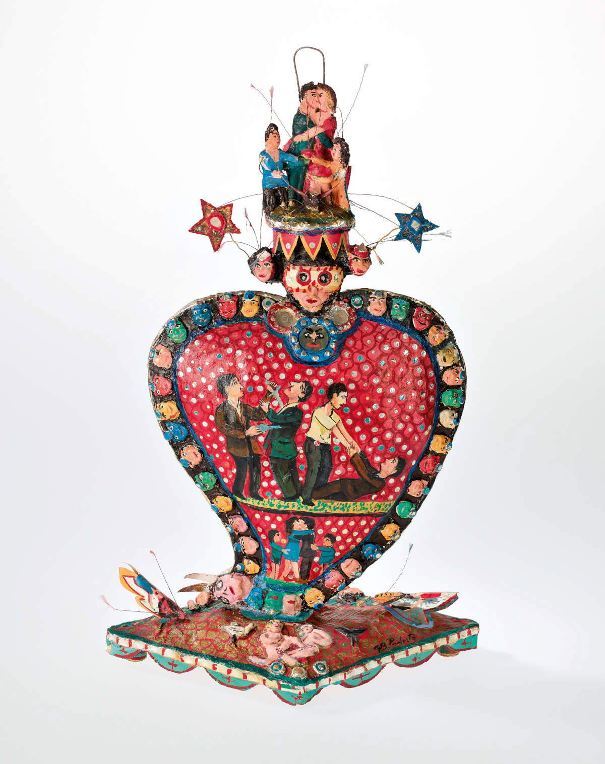 Giovanni Battista Podestà, Sans titre (entre 1925 et 1974 ; plâtre peint, fil de fer, tissu sur bois Lausanne, Collection de l'Art Brut). Crédits photographiques : Atelier de numérisation - Ville de Lausanne Giovanni Battista Podestà, Sans titre (entre 1925 et 1974 ; plâtre peint, fil de fer, tissu sur bois Lausanne, Collection de l'Art Brut). Crédits photographiques : Atelier de numérisation - Ville de Lausanne