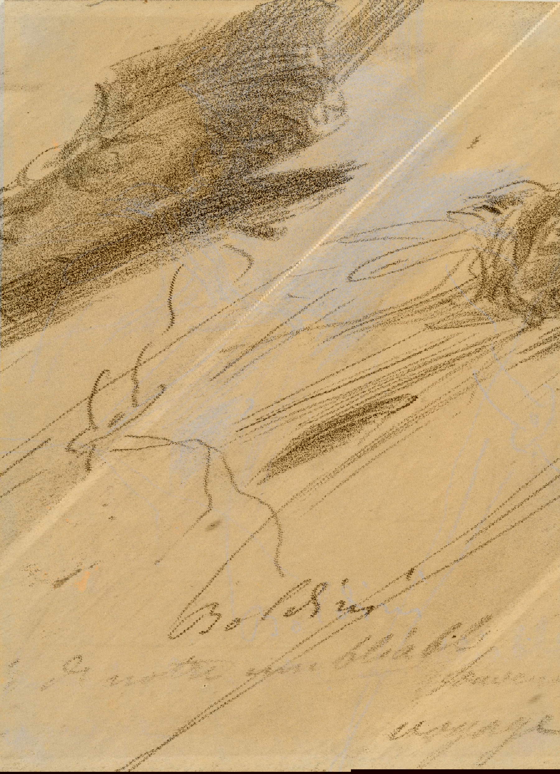 Giovanni Boldini, Portrait d'Oscar Wilde (crayon, 146 x 106 mm) Giovanni Boldini, Portrait d'Oscar Wilde (crayon, 146 x 106 mm)